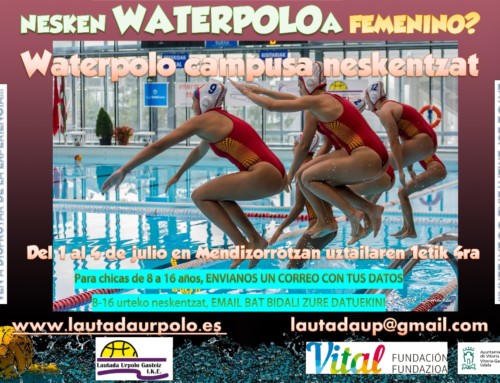 Mendizorroza acoge un campus femenino de waterpolo entre el 1 y 4 de julio