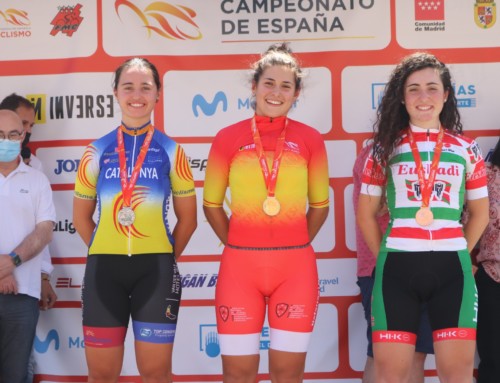 La ciclista alavesa Lukene Trujillano logra el bronce en el campeonato de España junior