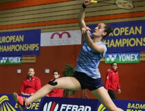Clara Azurmendi, baja en el europeo de badminton